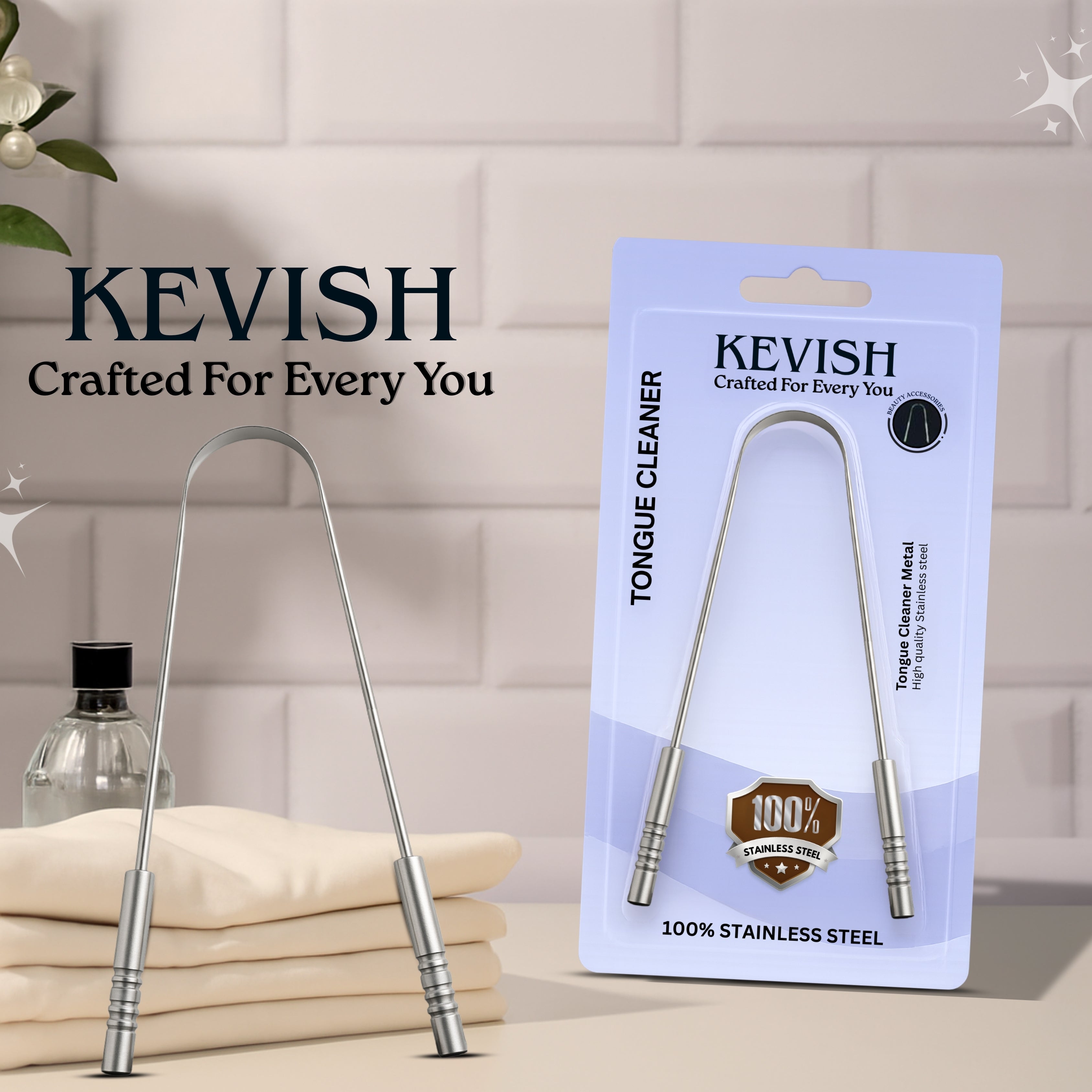 Stainless Steel Tongue Cleaner