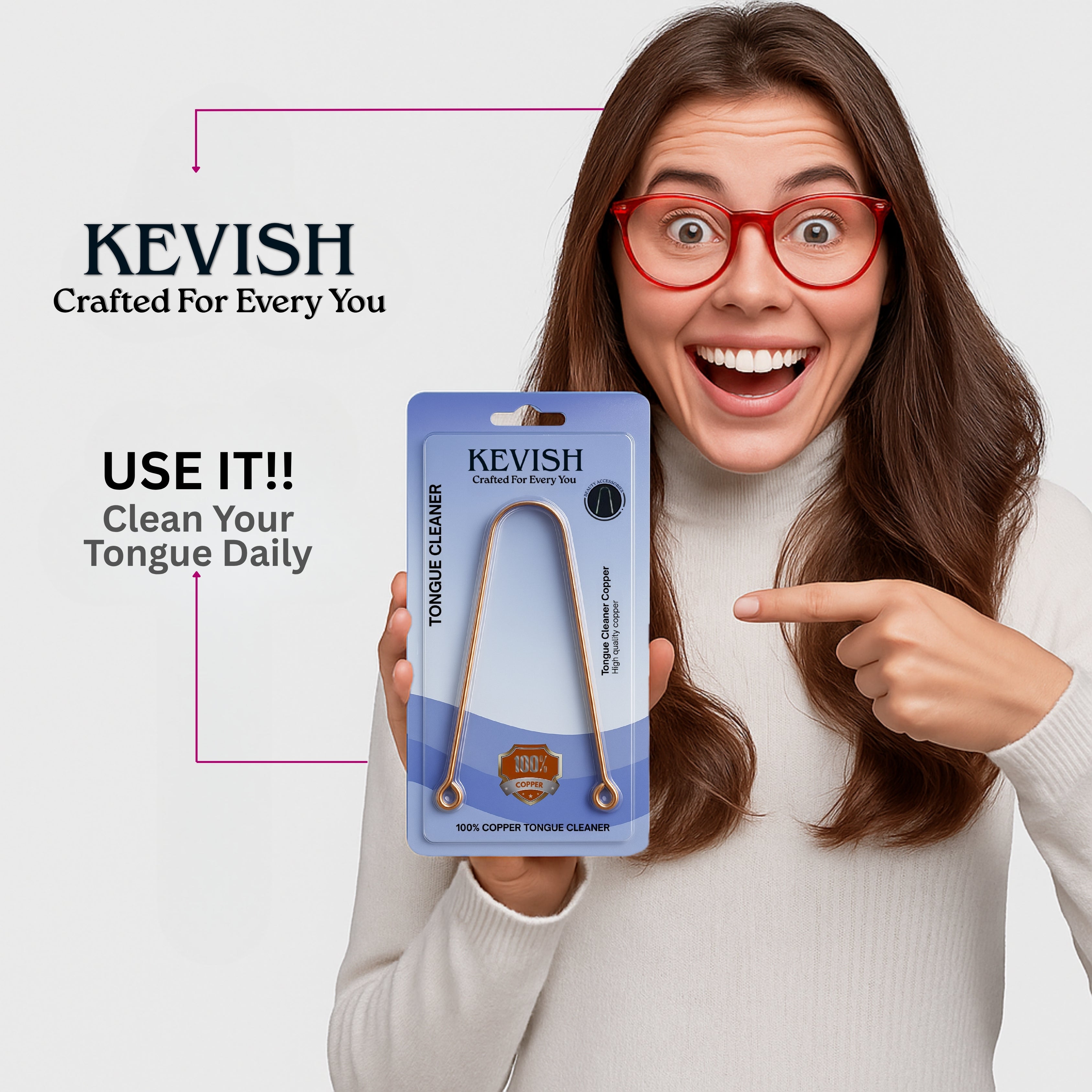 Copper Tongue Cleaner