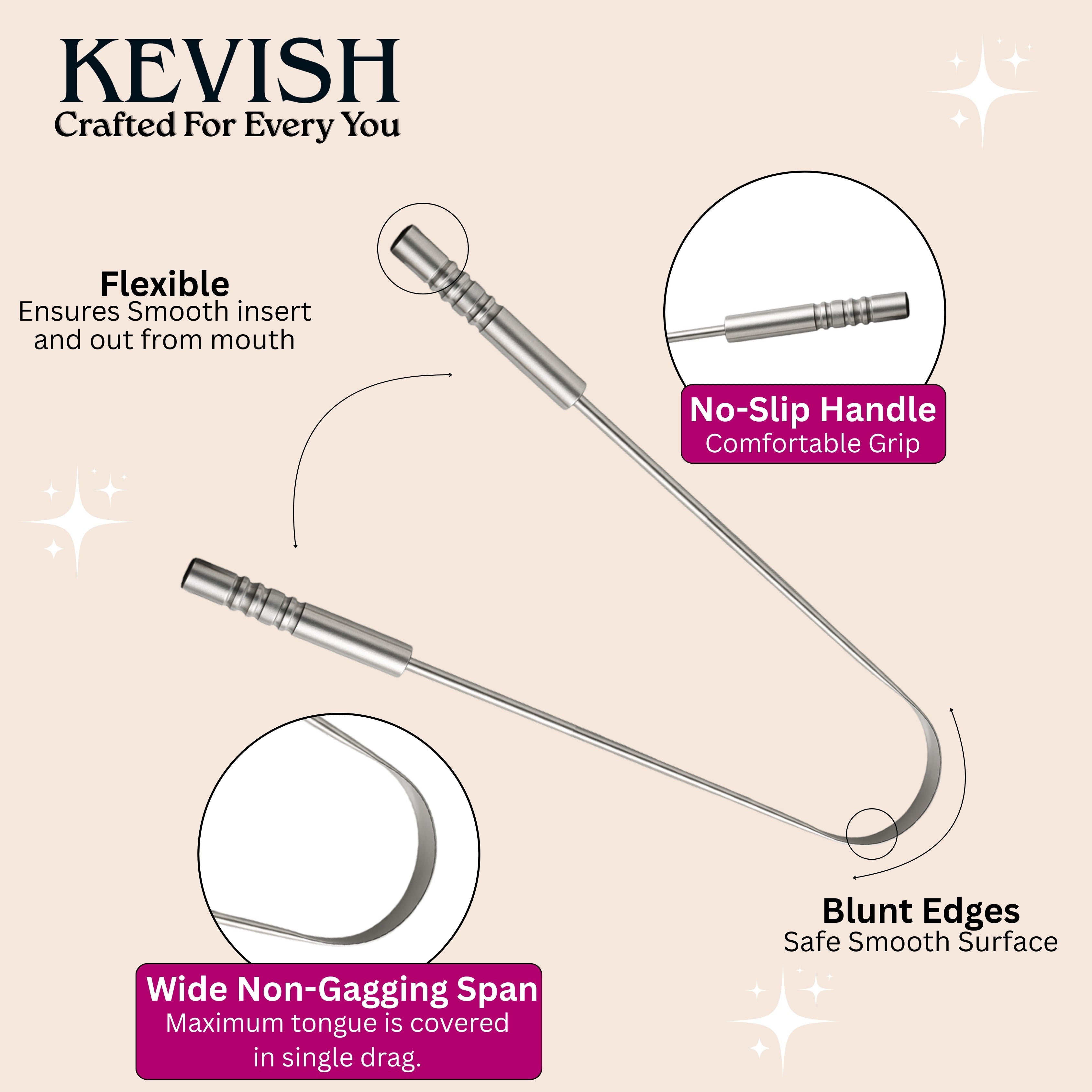 Stainless Steel Tongue Cleaner