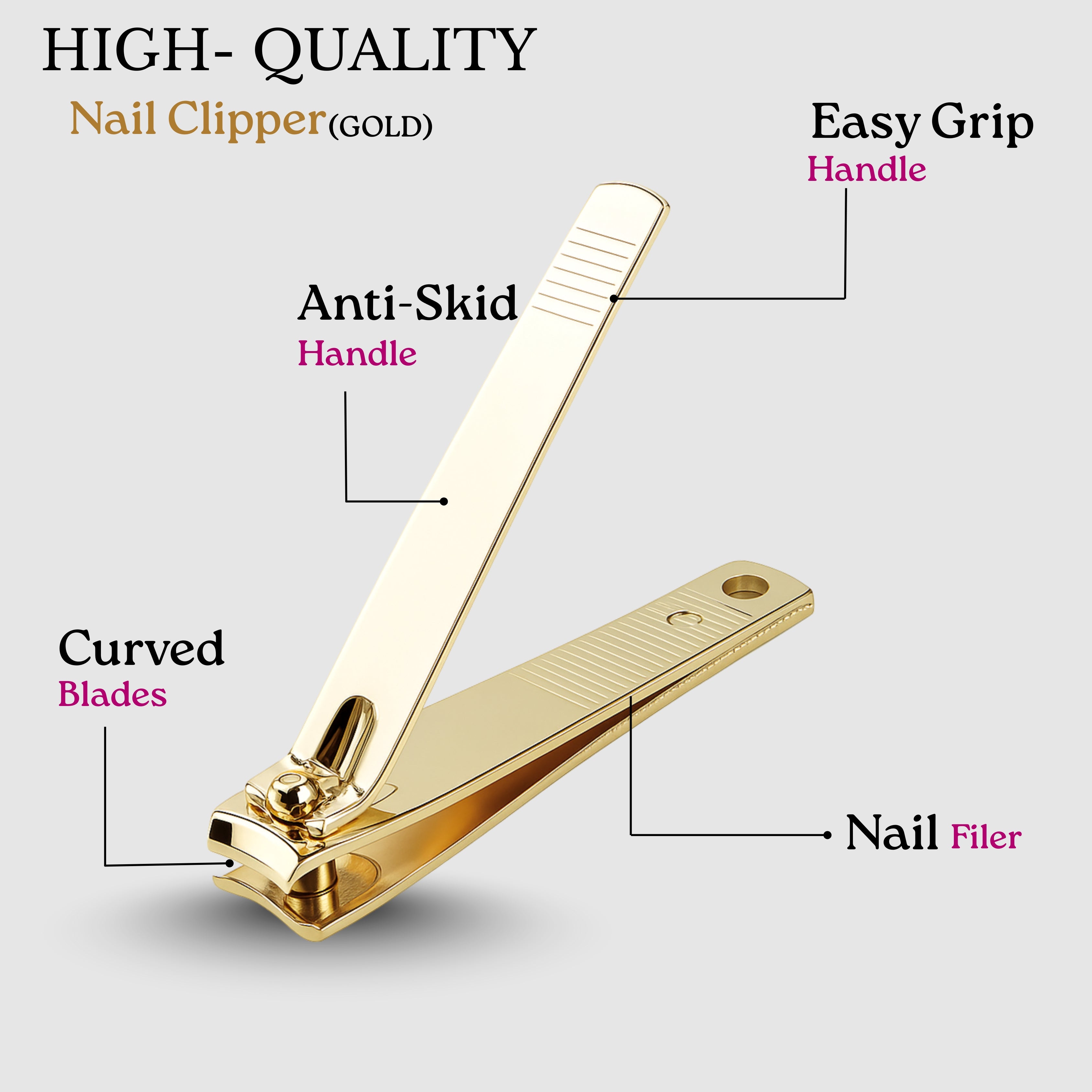 Gold Nail Clipper