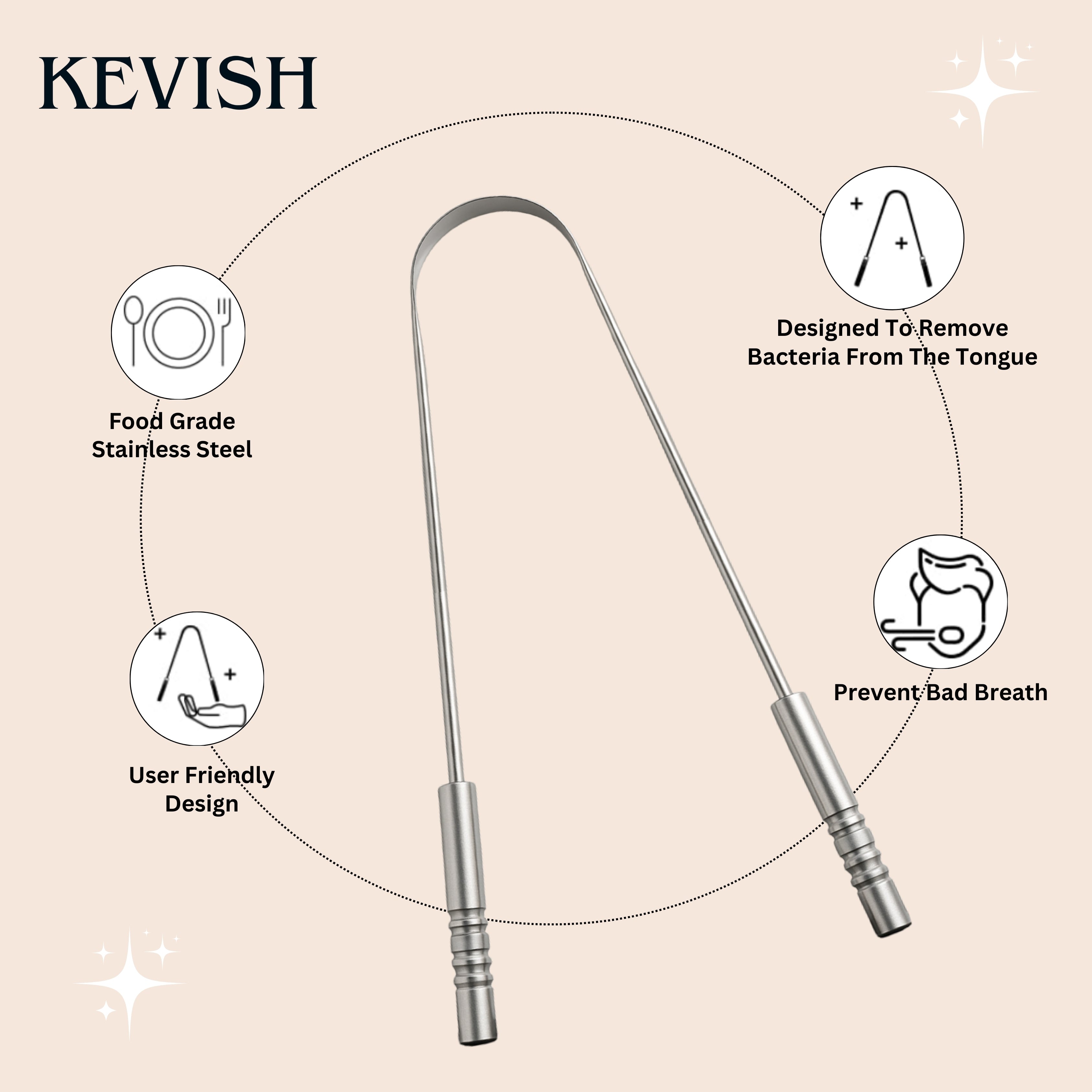 Stainless Steel Tongue Cleaner