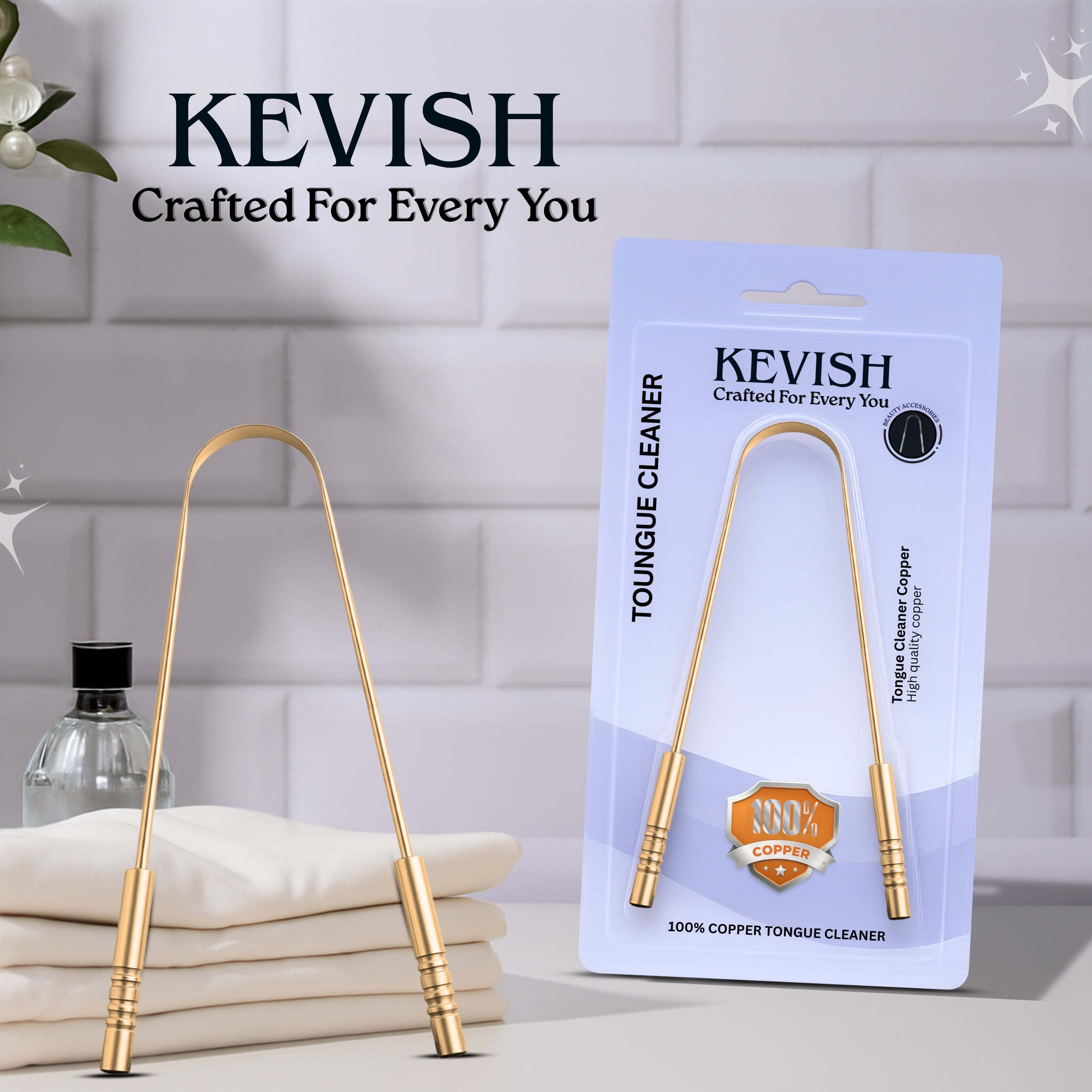 Premium Copper Tongue Cleaner