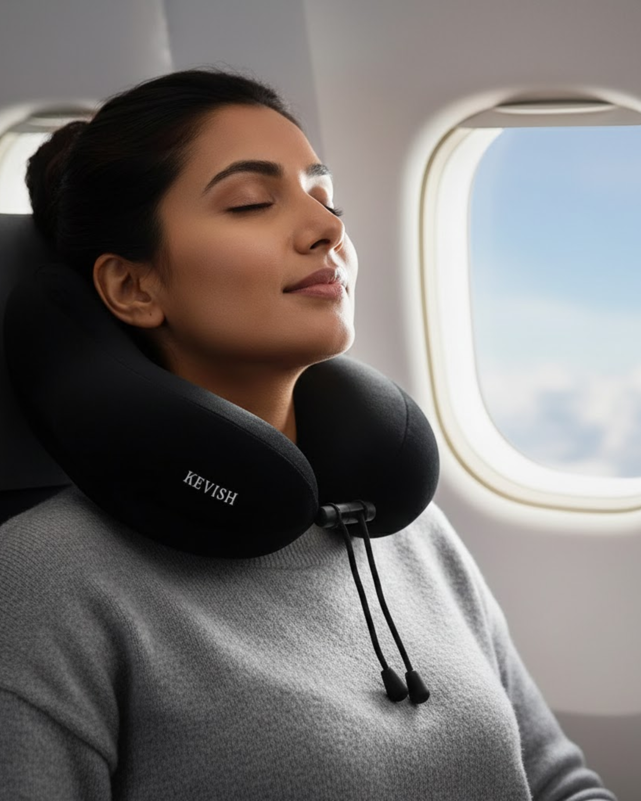 Travel Neck Pillow Black
