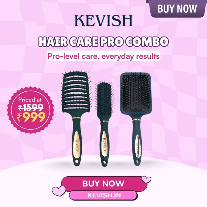 Professional Hair Care Brush Combo ( 3 Brushes)