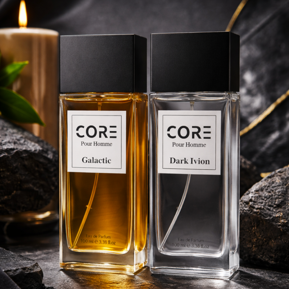 Kevish Core Pour Homme Fragrance Duo – Galactic + Dark Ivion (100ml Each)