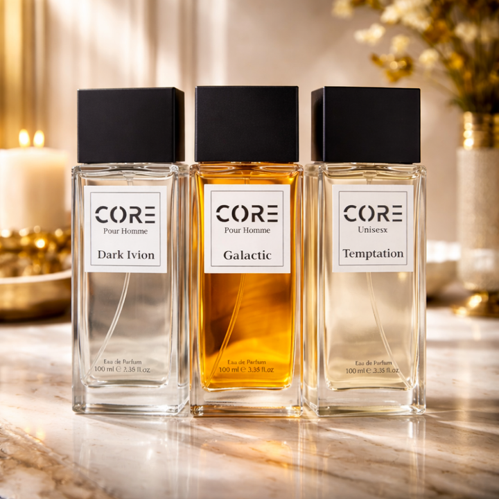 Kevish Core Dark Ivion, Galactic & Temptation Trio (100ml x3)