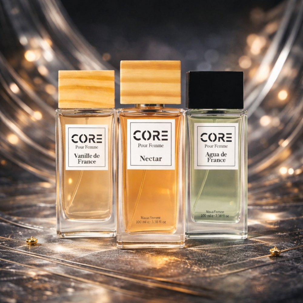 Kevish Core Femme Trio – Vanille, Nectar & Aqua (100ml x3)