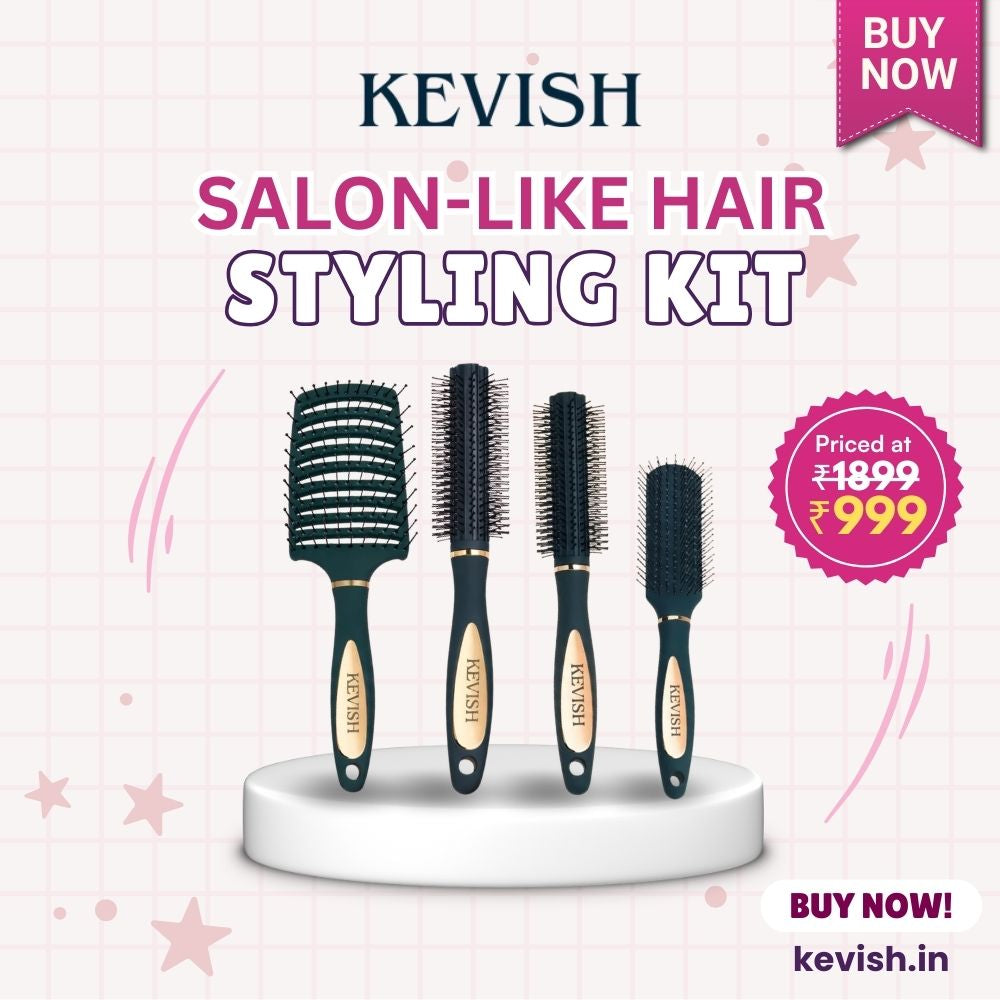 Hair Brush Kit (4 Brushes)