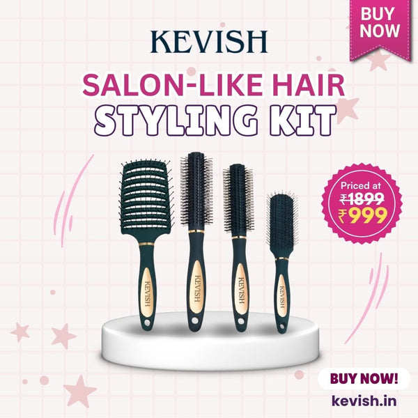 Hair Brush Kit (4 Brushes)