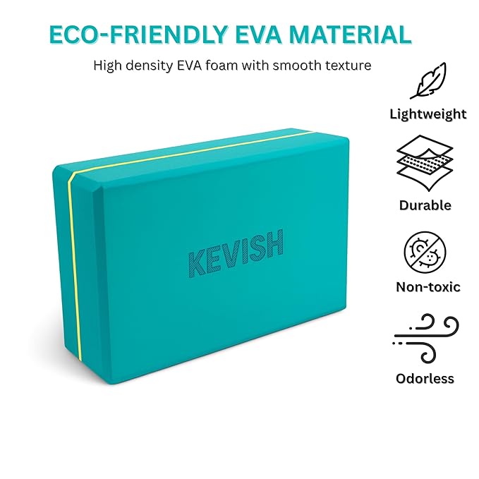 Yoga Block – Turquoise | Exercise & Fitness Support