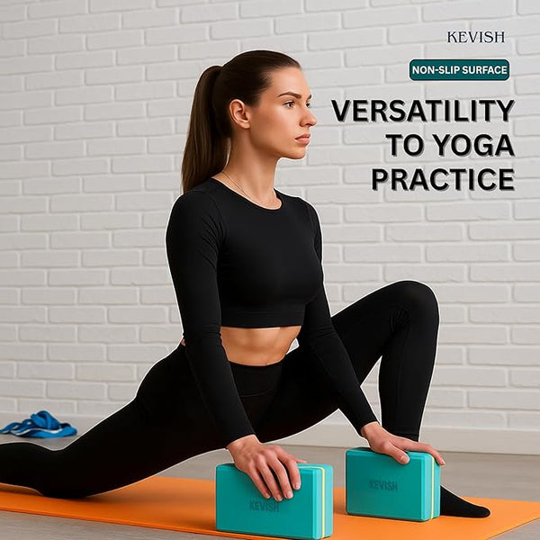 Yoga Block – Turquoise | Exercise & Fitness Support