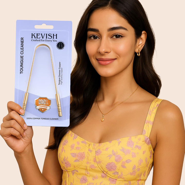 Pure Copper Tongue Cleaner Set (Pack of 2)