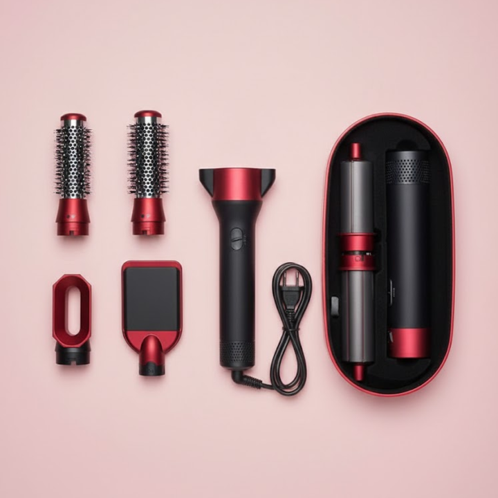 5-in-1 Hot Air Styler(Red)